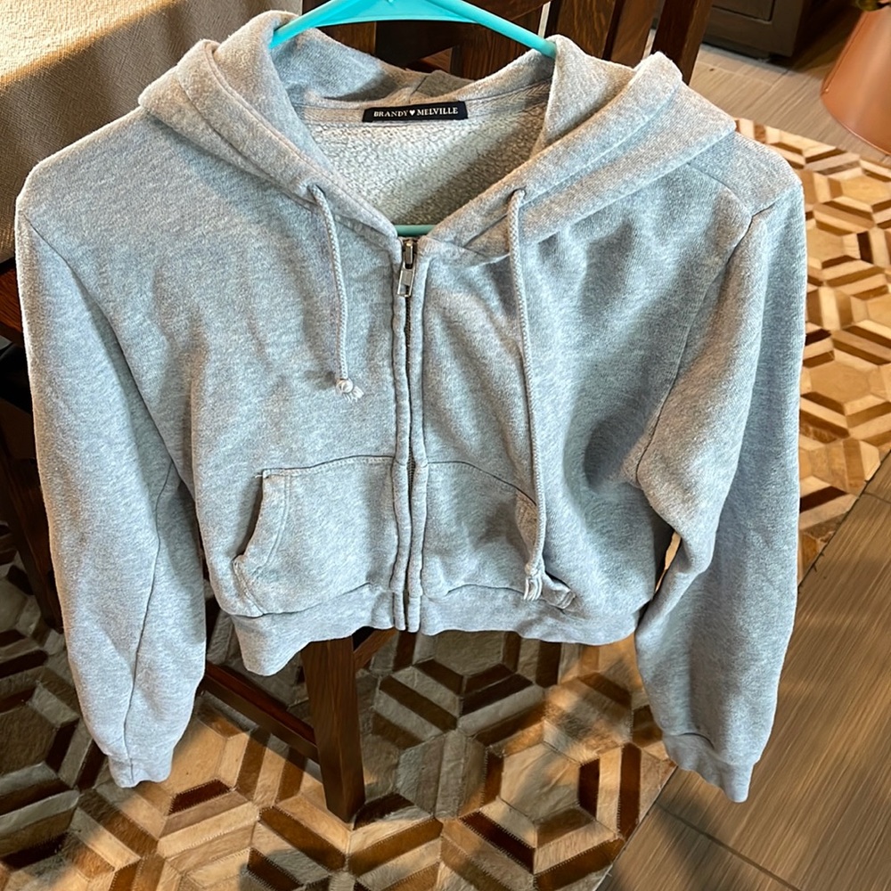 Brandy Melville cropped hoodie